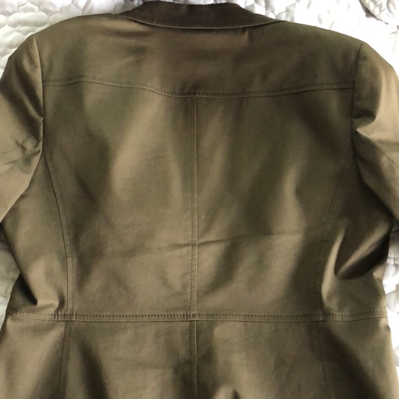 Talbots blazer olive in color. NWOT. - Picture 4 of 4